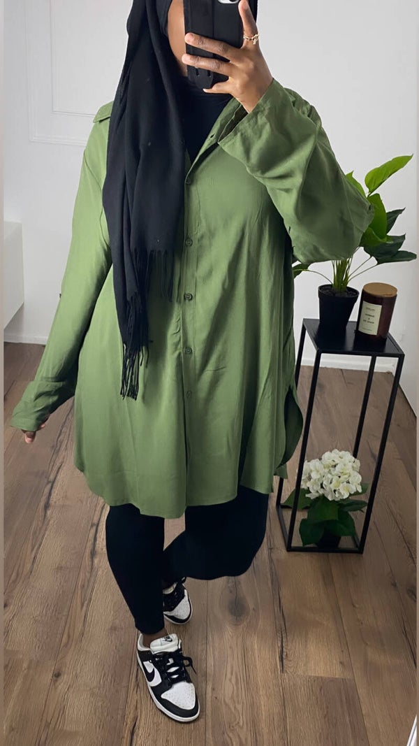 Chemise mi longue