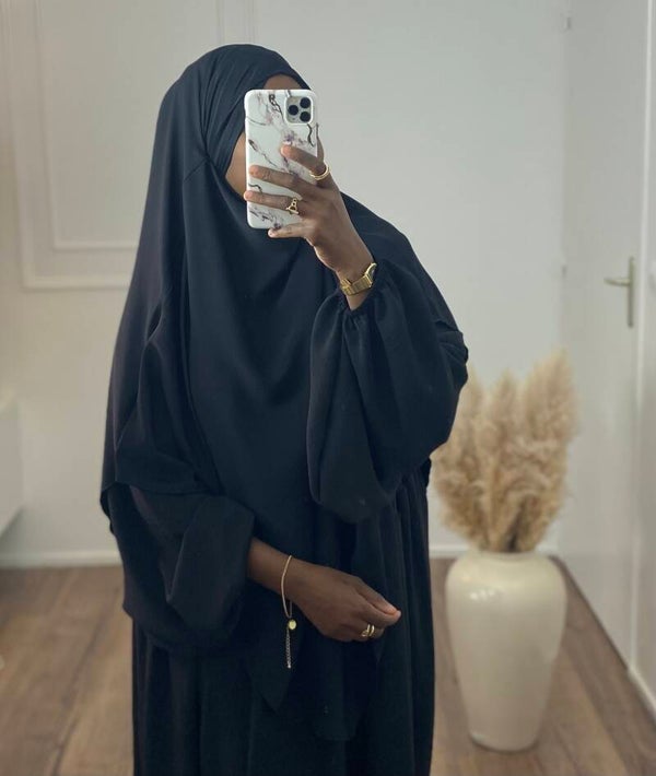Khimar soie de medine