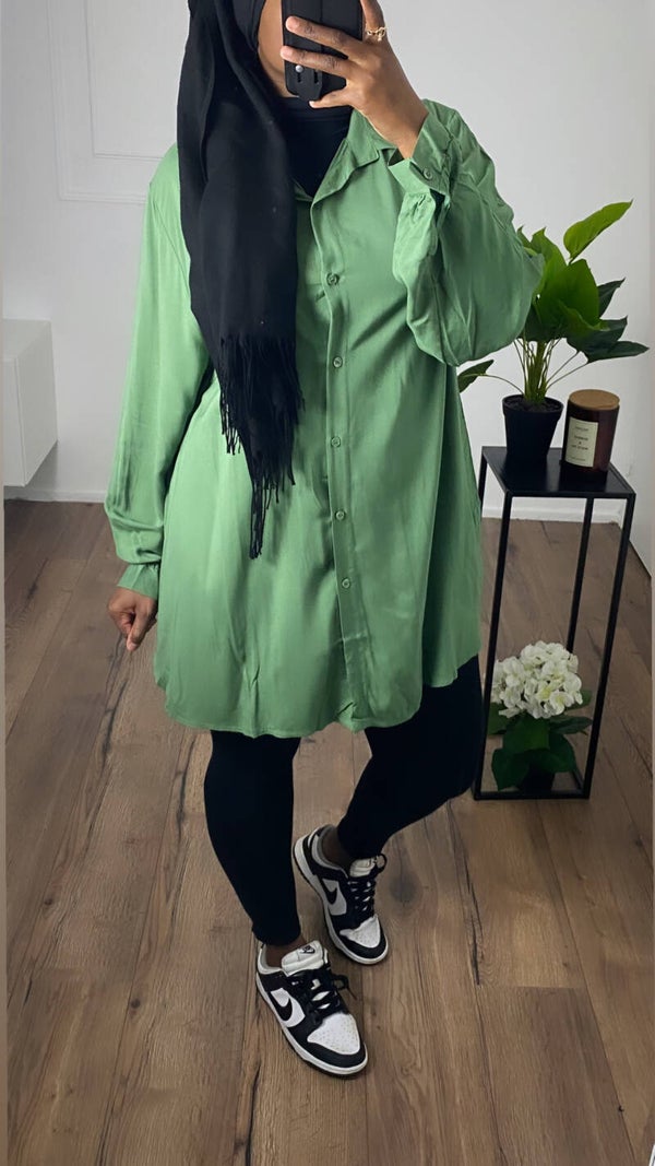 Chemise mi longue