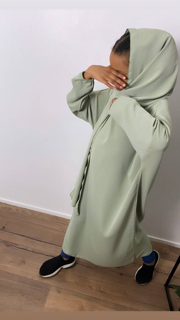 Abaya voile intégrée