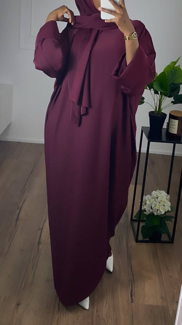 Abaya voile intégrée