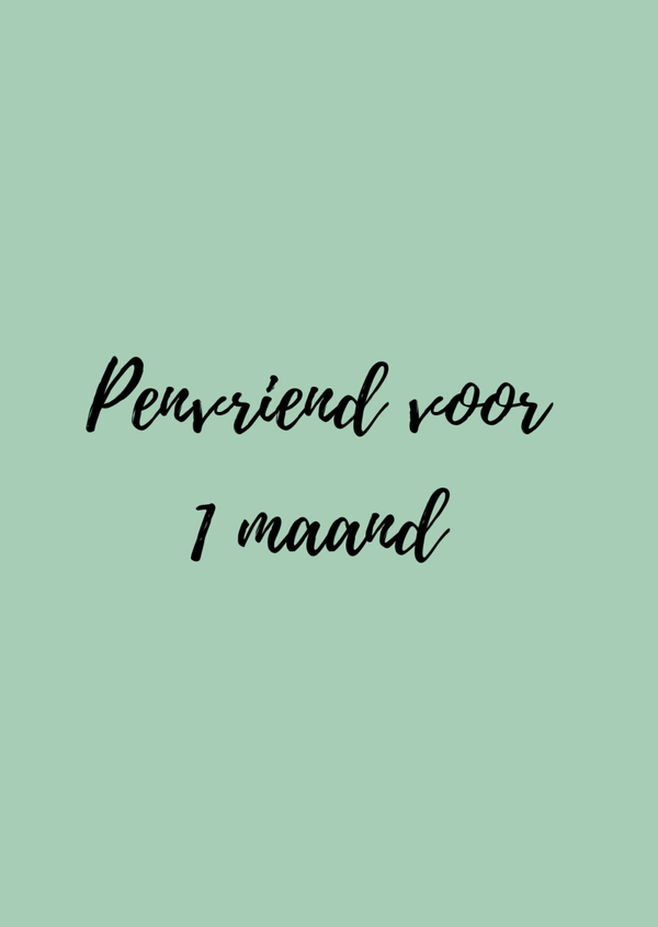 Penvriend September Belgie