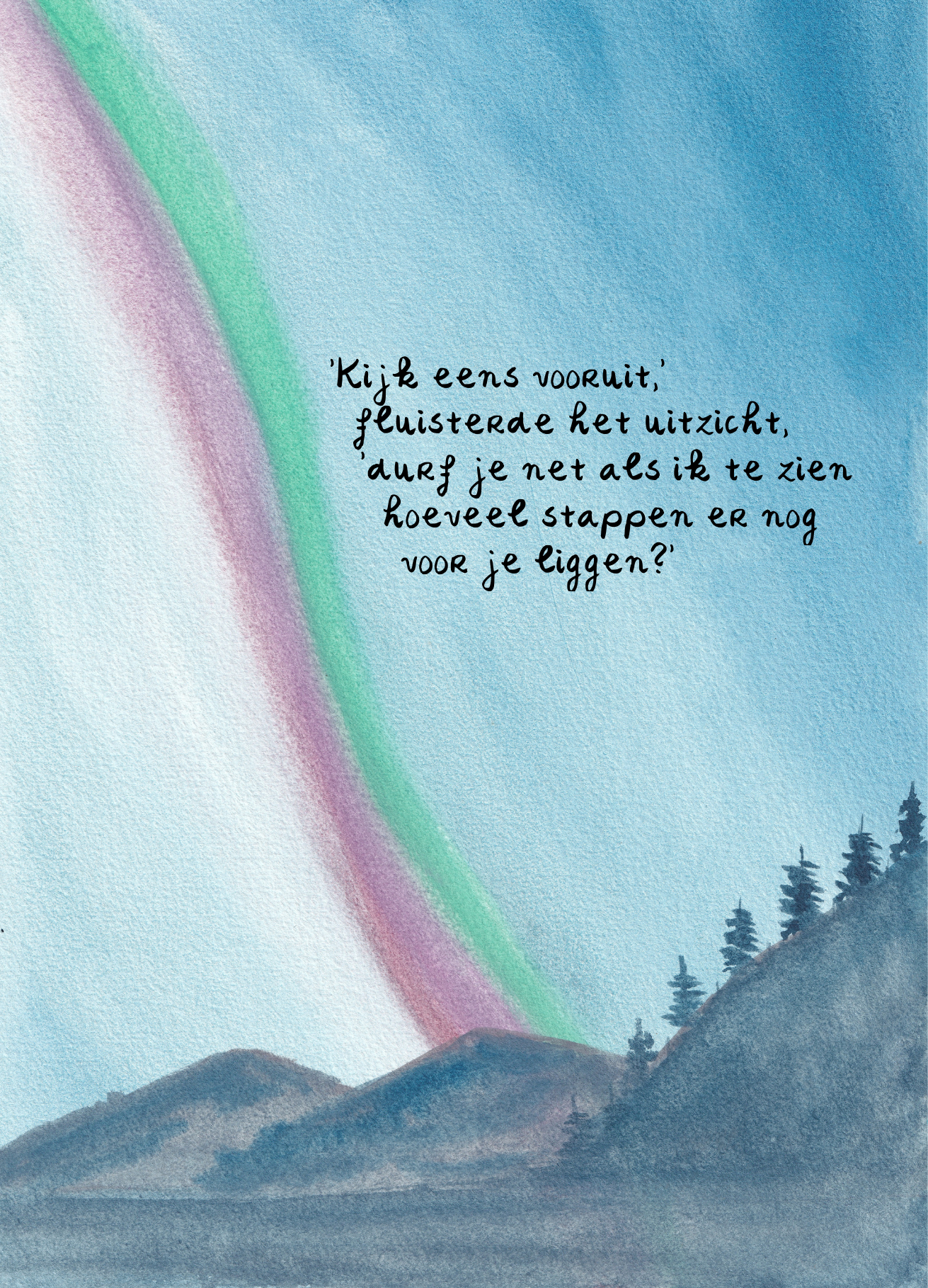 NIEUW A6 kaartje 25. Kijk eens vooruit