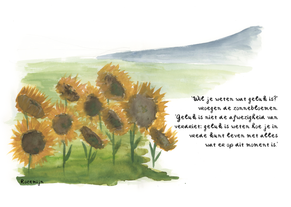 A4 Print 2. Wil je weten wat geluk is