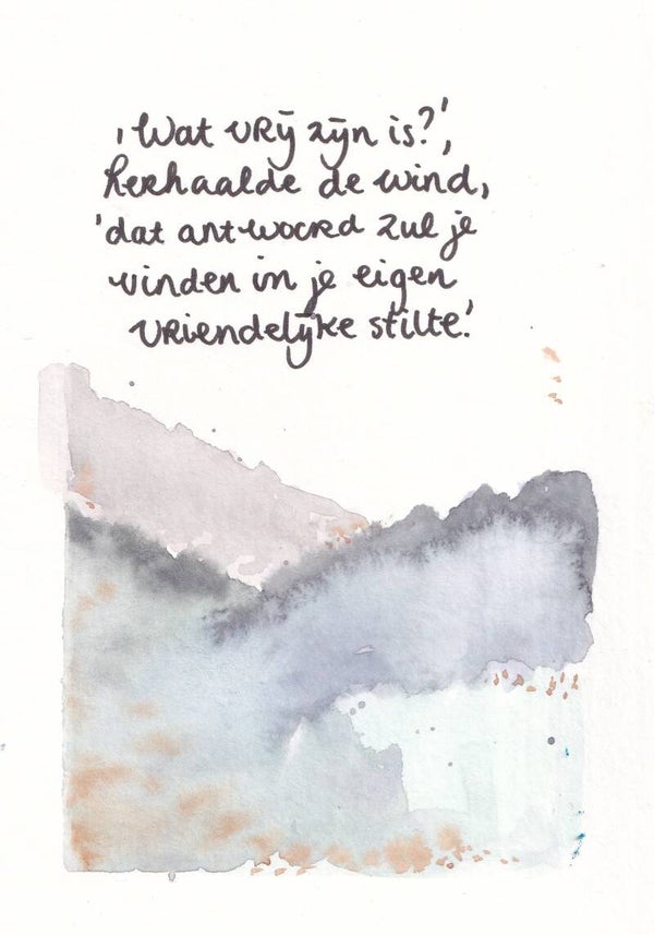 Origineel kunstwerkje - wind