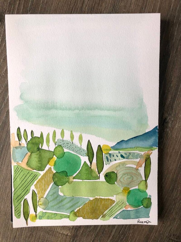 Kunstwerkje A5: waddeneiland 2
