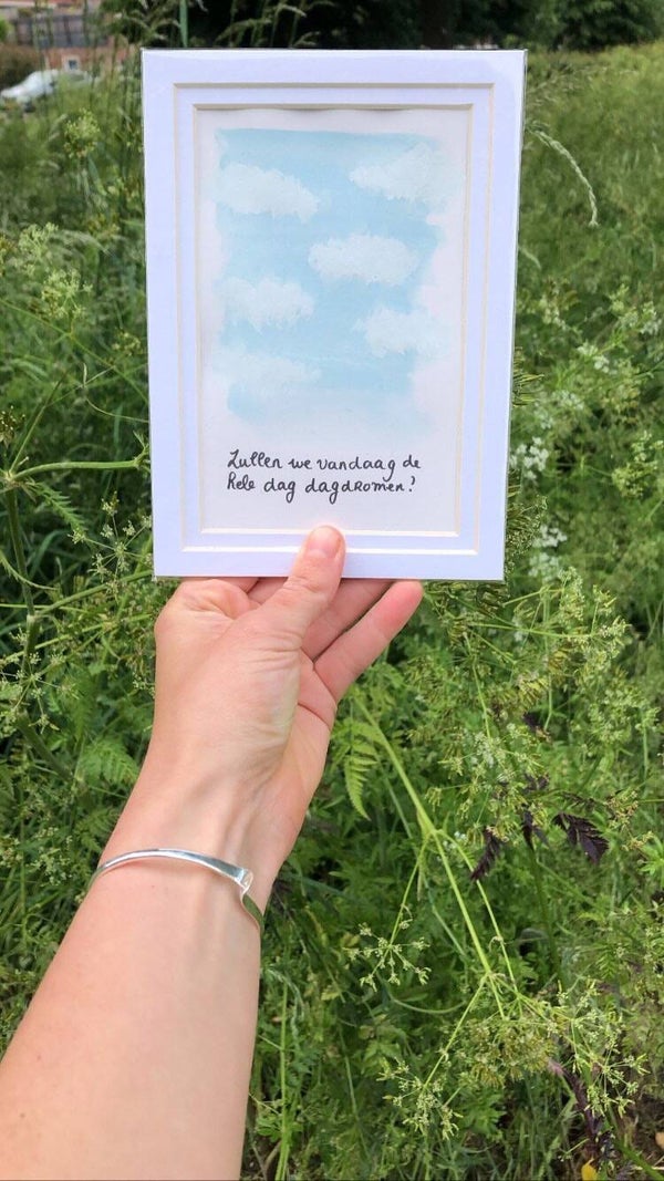 Origineel kunstwerkje: dagdromen