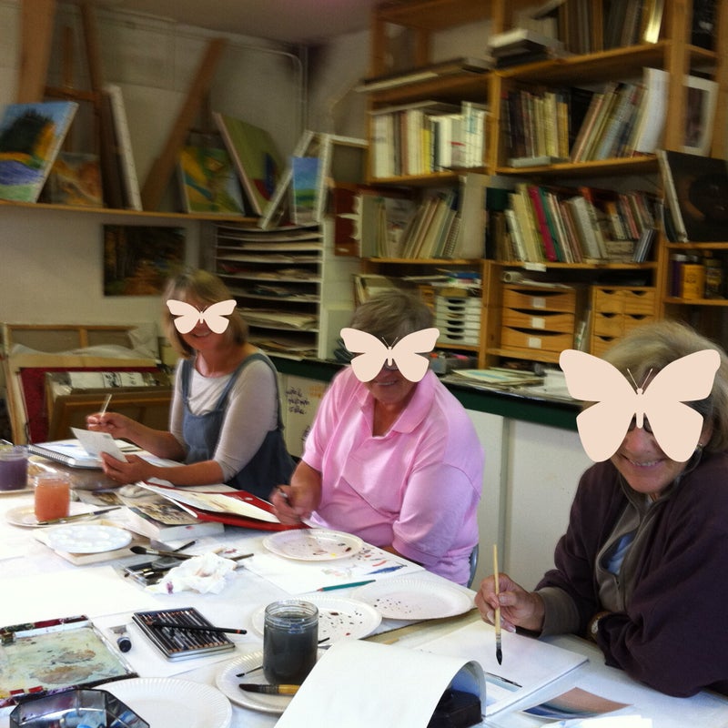 Stage de peinture dessin entre copines