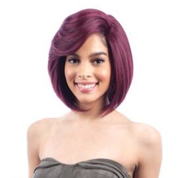 Wine red bob