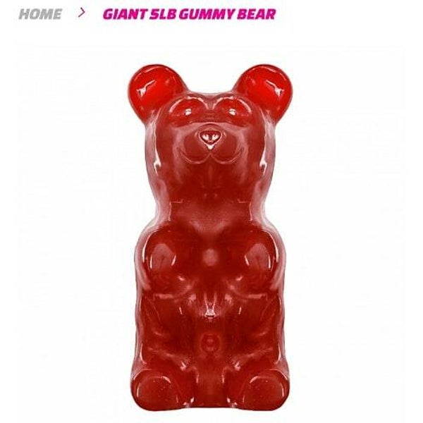 Giant gummy bear