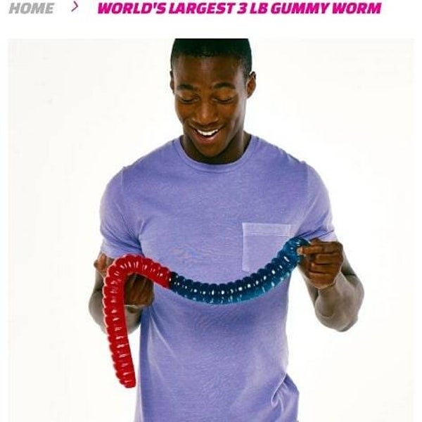 Giant gummy worm