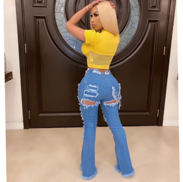 Bell bottom jeans