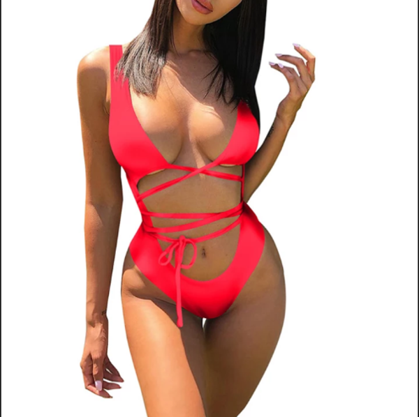 High waist one piece