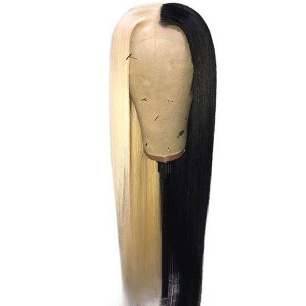 Colored Straight Lace Front Wigs 150% Density 13X4 Lace Front Wigs 100% Human Hair Wigs