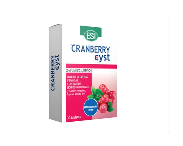 Cranberry Cyst Favorece el drenaje de líquidos para el bienestar de las vías urinarias.