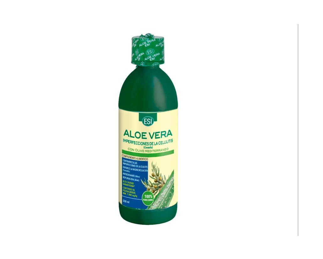 Aloe Vera zumo Con Olivo del Mediterraneo