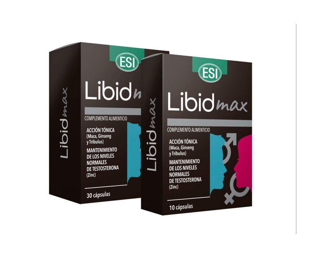 Libidmax Acción tónica (Maca, Gingsen y Tribulus) Mantenimiento de los niveles normales de testosterona (Zinc)