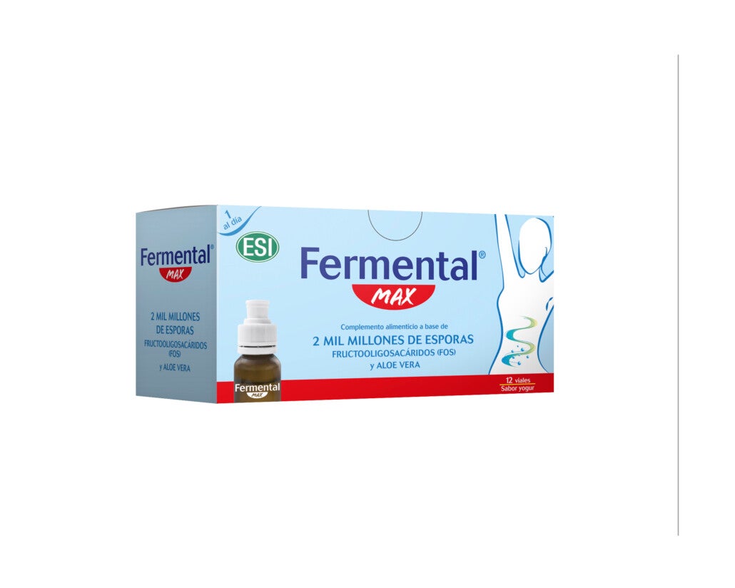 Fermental Max Viales Complemento bebible de fermentos lácticos.
