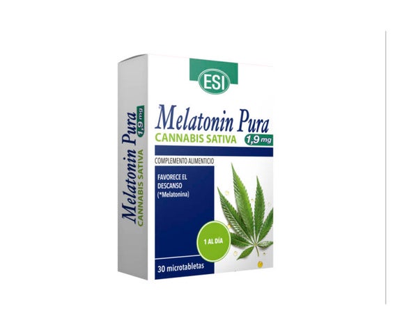 MELATONIN PURA Cannabis Sativa 1,9 MG. (30 Microtabletas)