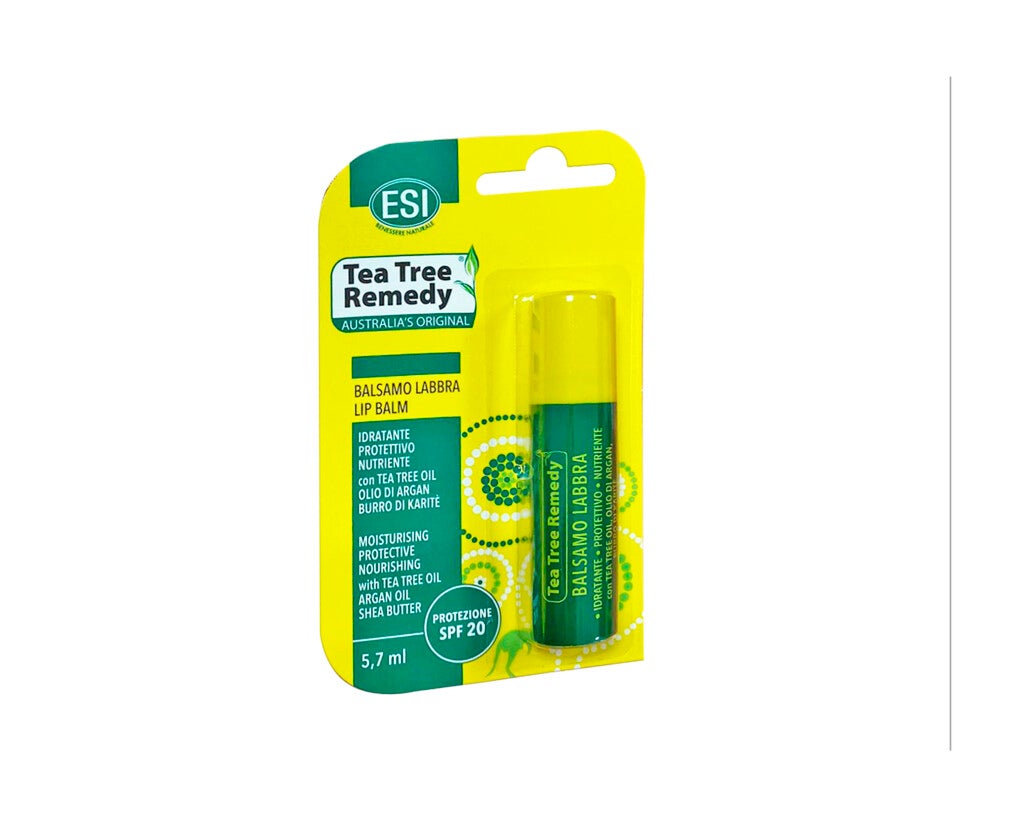 Stick de labios Bálsamo hidratante a base de aceite de Árbol de té.