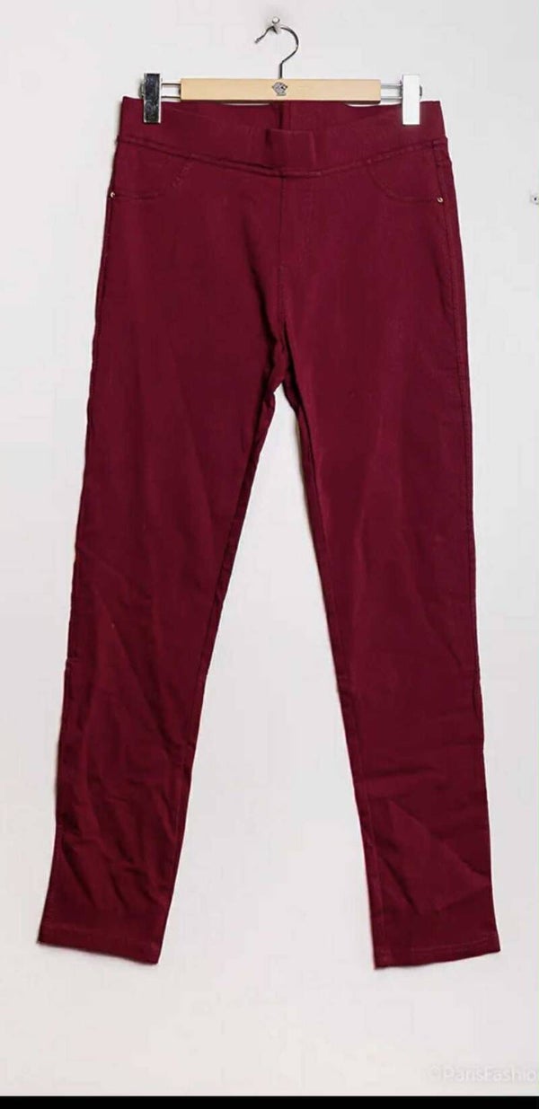 Pantalon bordeaux