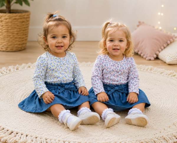 Robe bébé fleurie