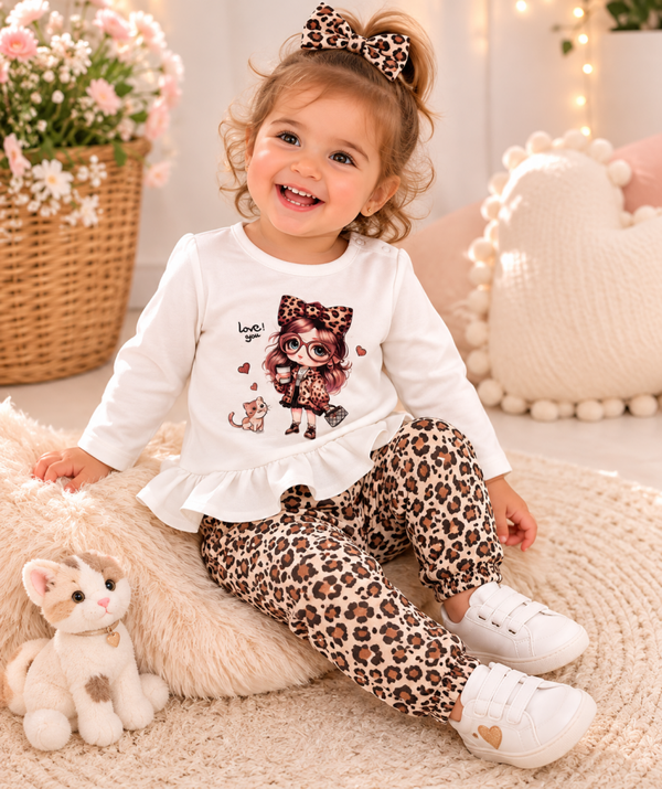 Ensemble bébé léopard