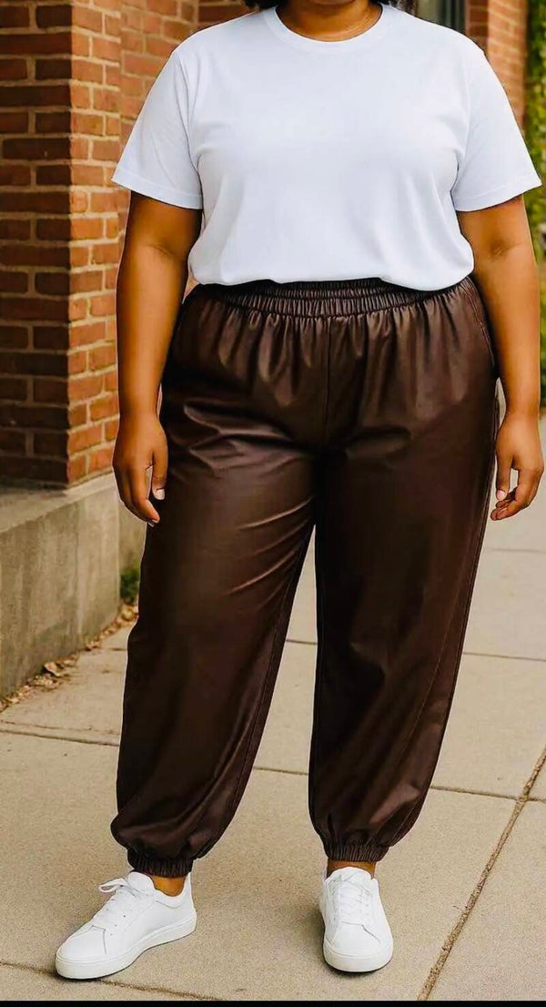 Pantalon confort Simili
