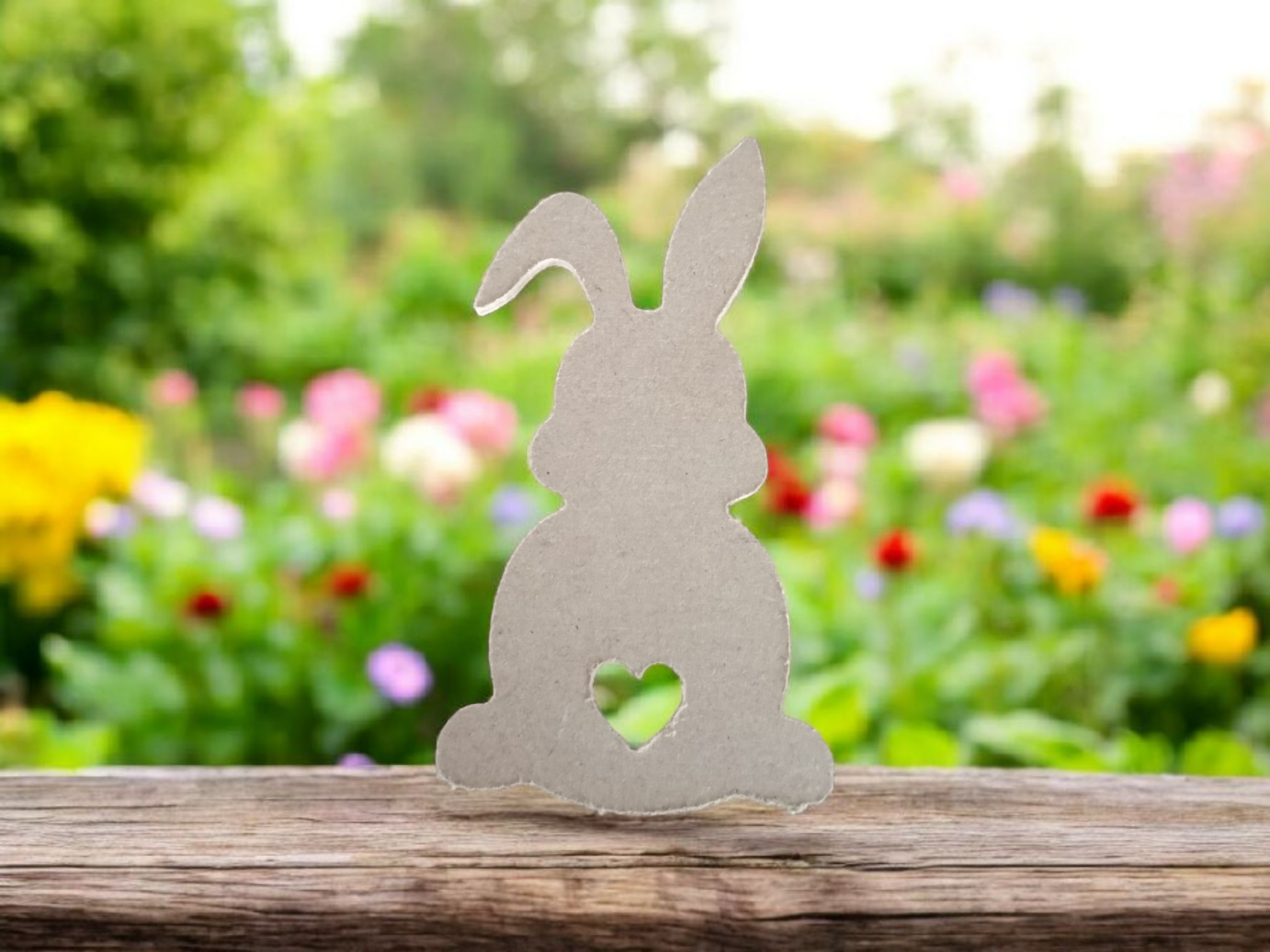 Paashaasje met 1 hangend oor, 10 cm