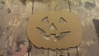 Pompoen met gezichtje 20 cm