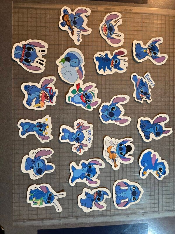 Custom printed waterproof vinyl stickers
