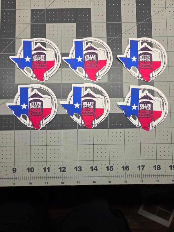 Custom printed waterproof vinyl stickers