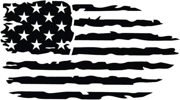 2 Tethered American flag
