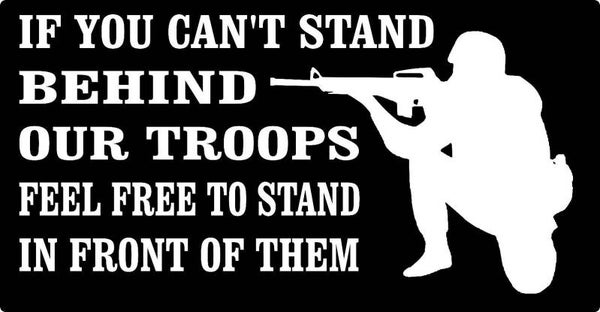 2 Stand behind your Troops