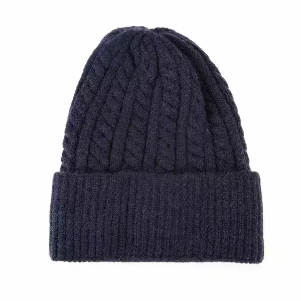Warme wintermuts | Navy blauw