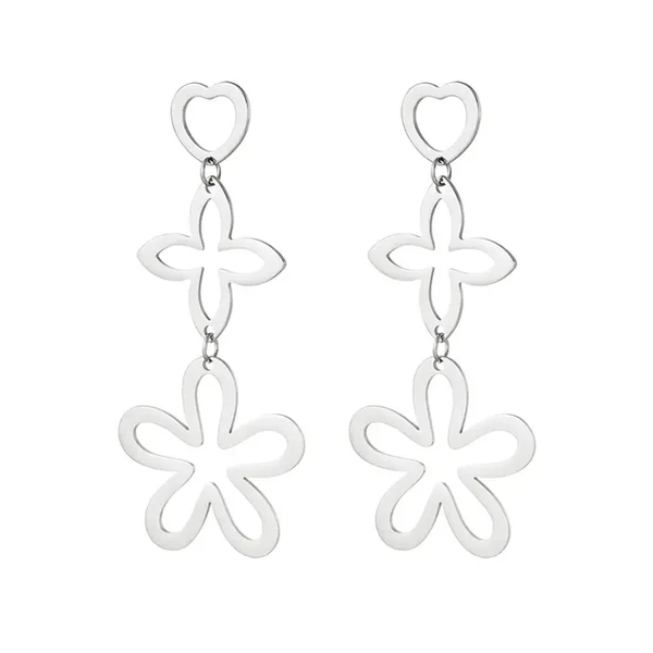 Statement oorbellen | Zilver