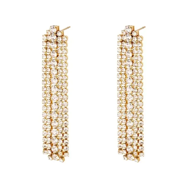 Big Sparkle oorbellen | Goud