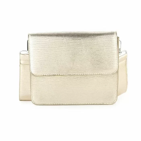 Crossbody tas Metallic | Goud