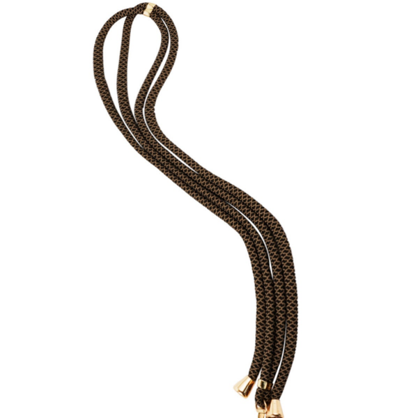 Telefoonkoord | Zwart-bruin