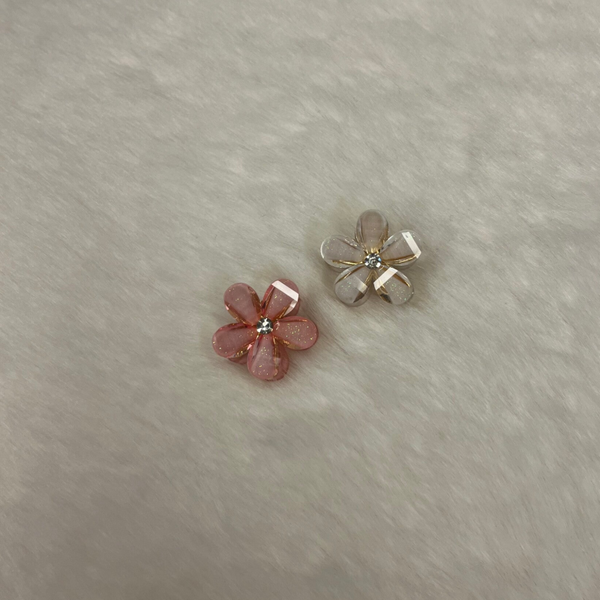 Mini glitter bloempje