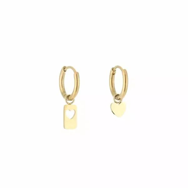4ever Love oorbellen | Goud