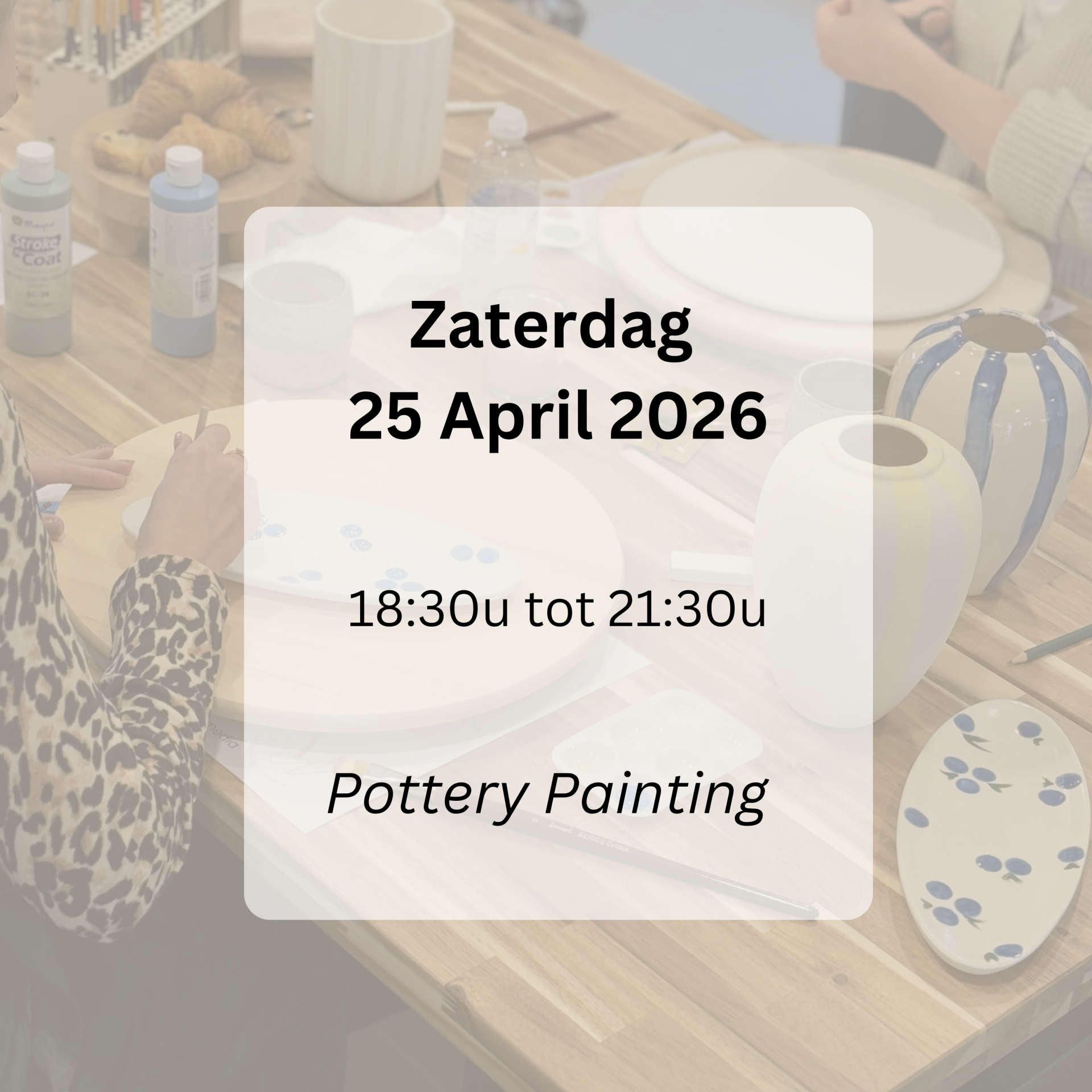 WORKSHOP: Pottery Painting