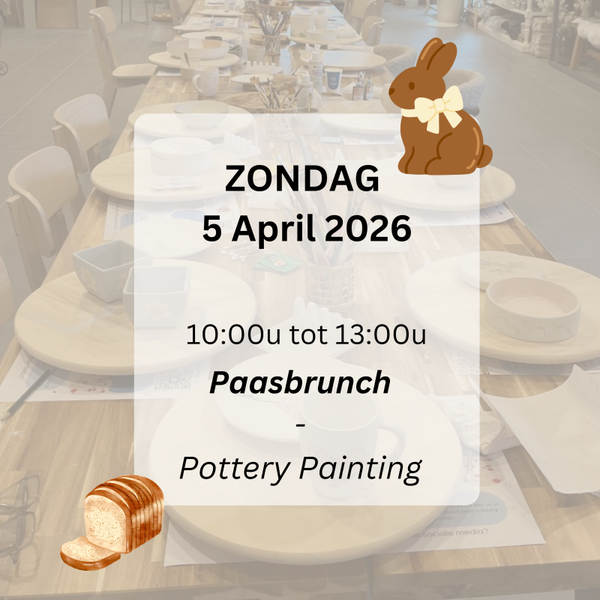 WORKSHOP: Paasbrunch- Pottery Painting
