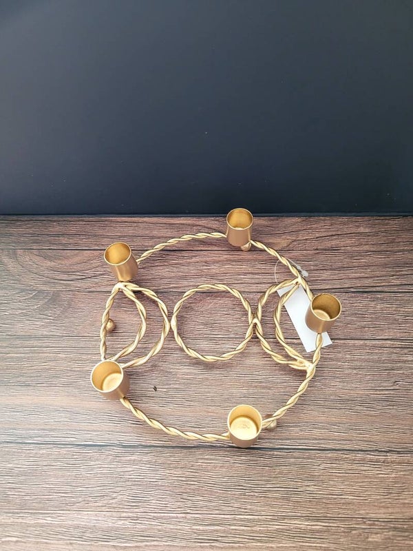 Triple moon kandelaar