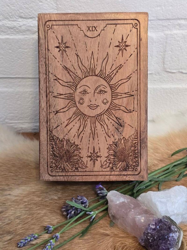 Tarot doosje acacia hout