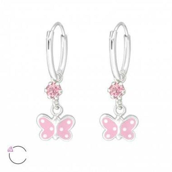 OPKNOPING VLINDER MET KRISTALLEN