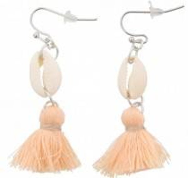 Shell with Tassel Light Pink 5c