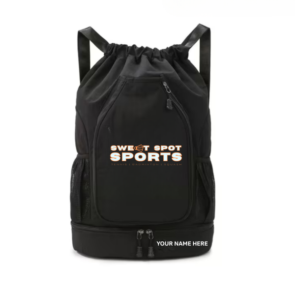 Badminton Backpack Personalised - BLACK