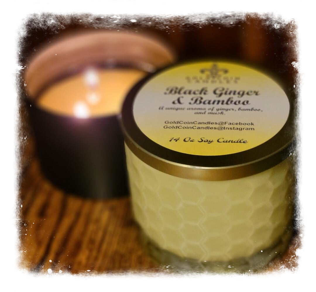 Black Ginger & Bamboo - 14 oz Candle