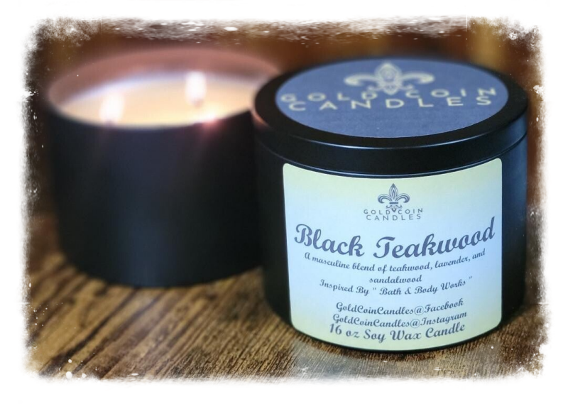 Black Teakwood - 16 oz Candle
